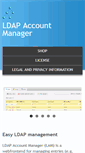 Mobile Screenshot of ldap-account-manager.org