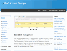 Tablet Screenshot of ldap-account-manager.org
